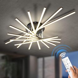 LED Starburst Flush Mount Ceiling Light