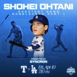 2 Loge Dodger Tix 4/10/2026