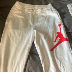 Nike Air Jordan Jumpman Classics Fleece Joggers Pants White