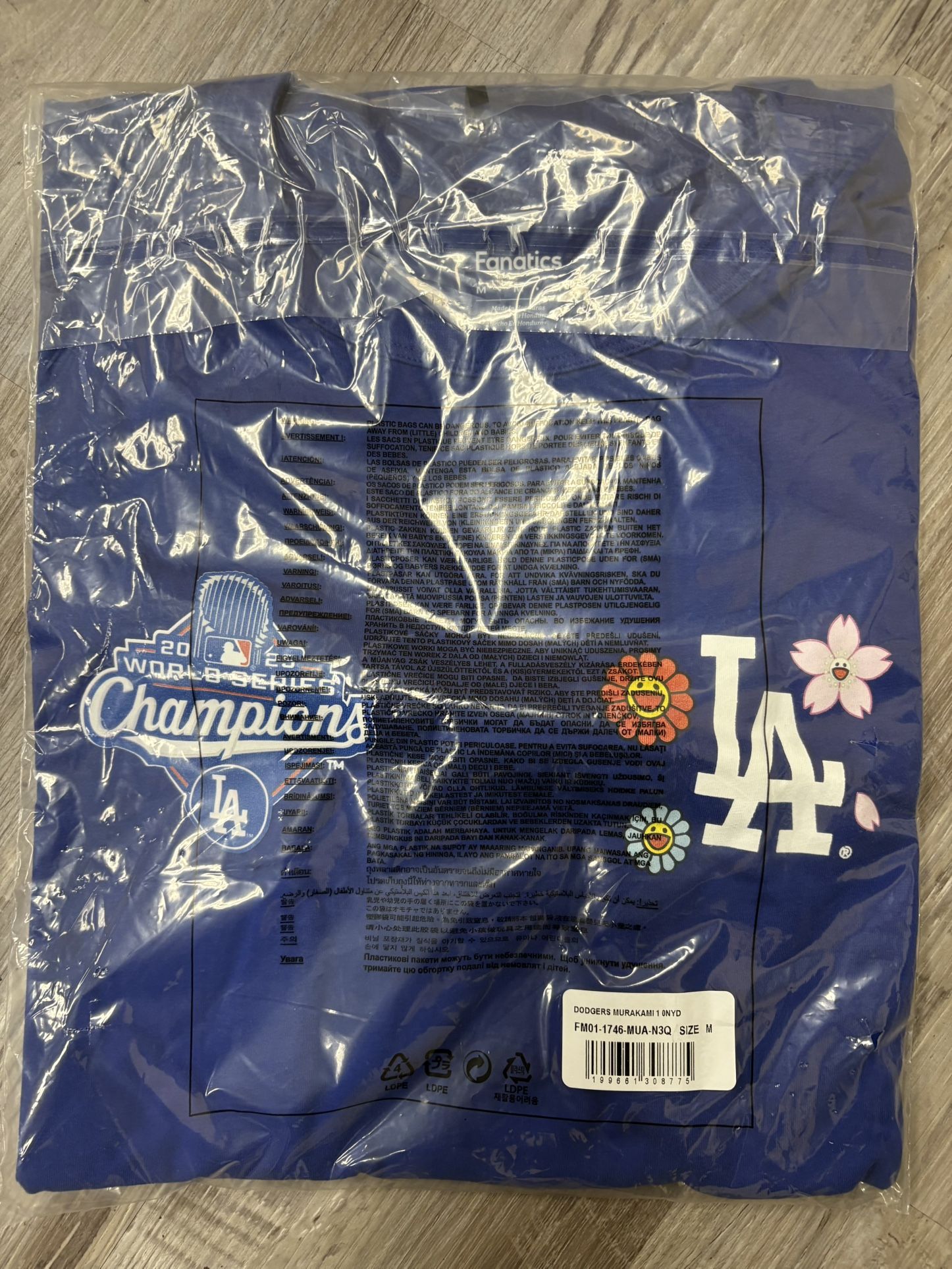 Takashi Murakami Fanatics x Los Angeles Dodgers World Series 2025 Champs T-Shirt