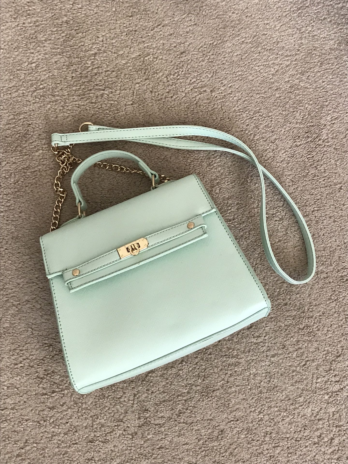 Turquoise Mint Crossbody Purse