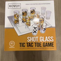 Shot glass Tic Tac Toe Game