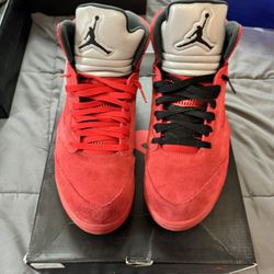 Air Jordan 5 Red Suede (Size 12.5)