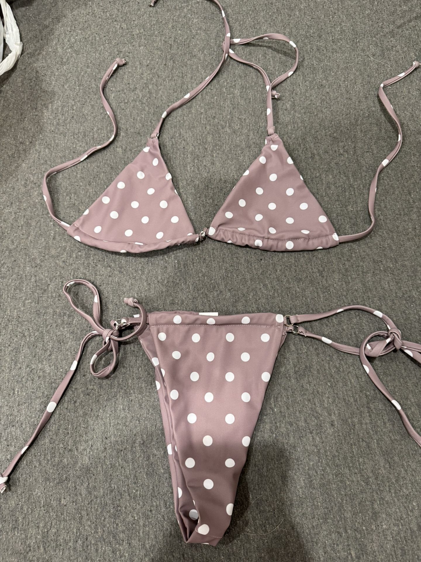 Polka dot bikini set