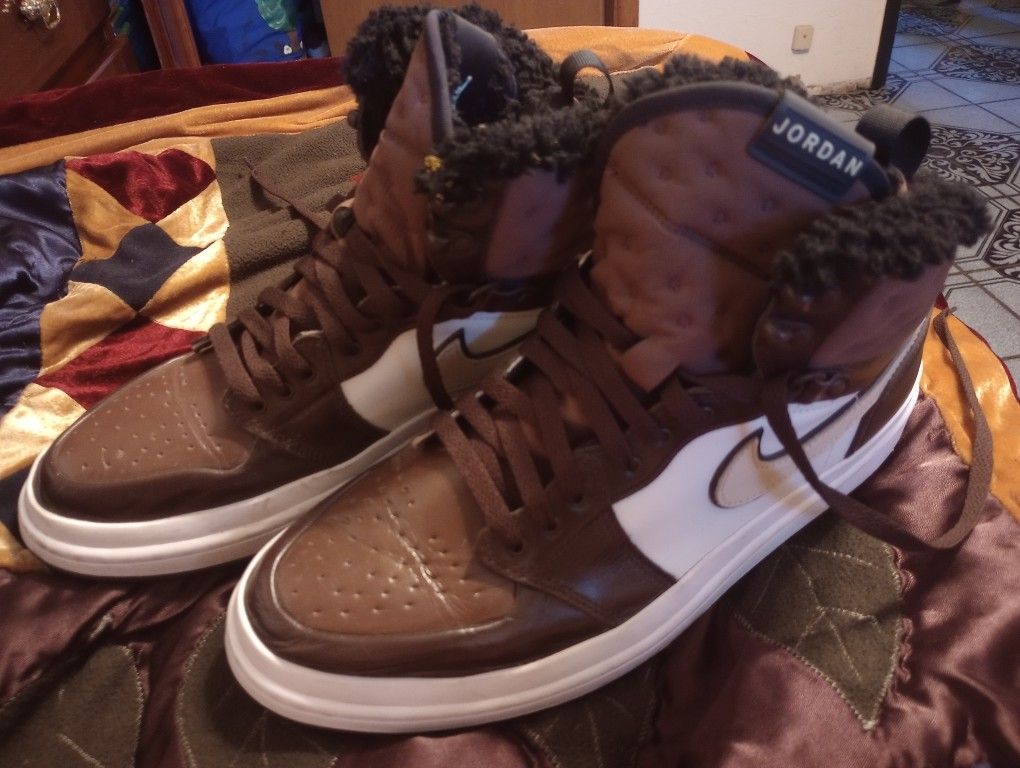 Brown Nike Jordan Shoes