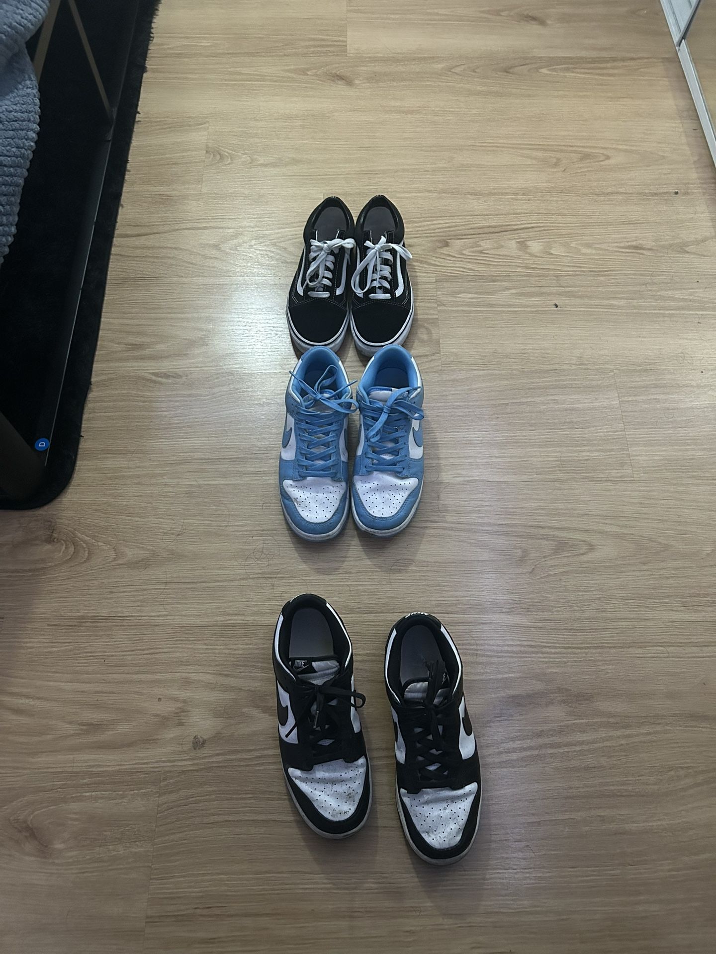vans and nike dunks