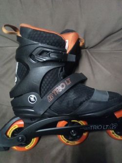 K2 Trio LT roller blades in new condition retails for $395 selling for $100