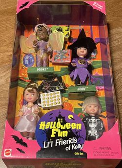 Halloween Fun Li'l Friends of Kelly Barbie Set Vintage
