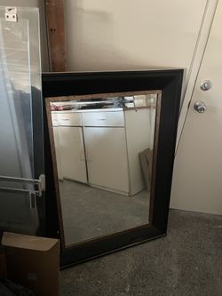 34 * 46 Mirror with Black Frame