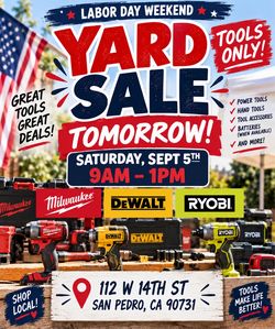 Tool Sale
