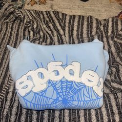 Spider Blue hoodie BRAND NEW SIZE S 