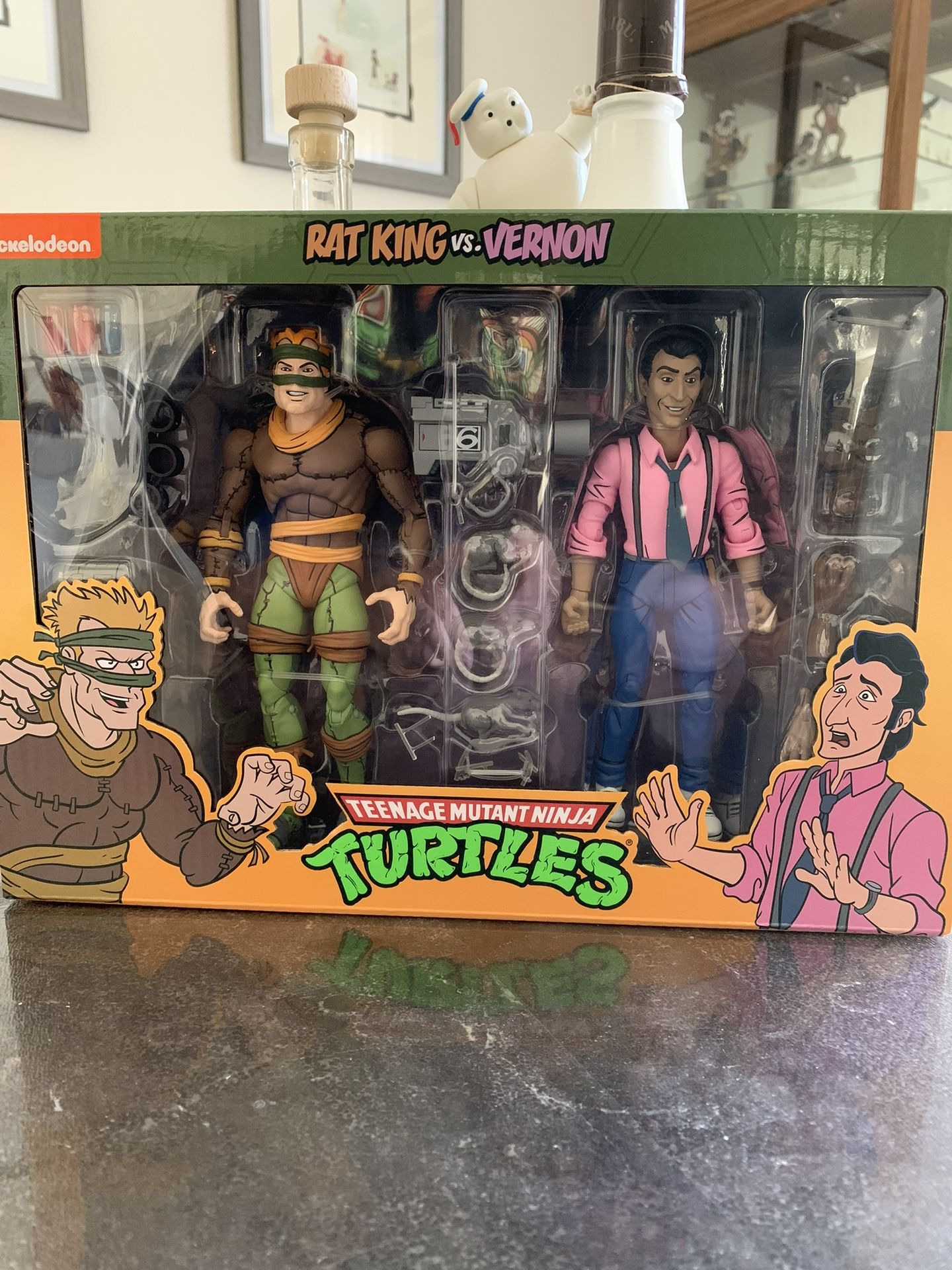 Brand New NECA 7” Rat King Vernon Figures TMNT Teenage Mutant