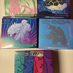Sealed Pokemon ETBs
