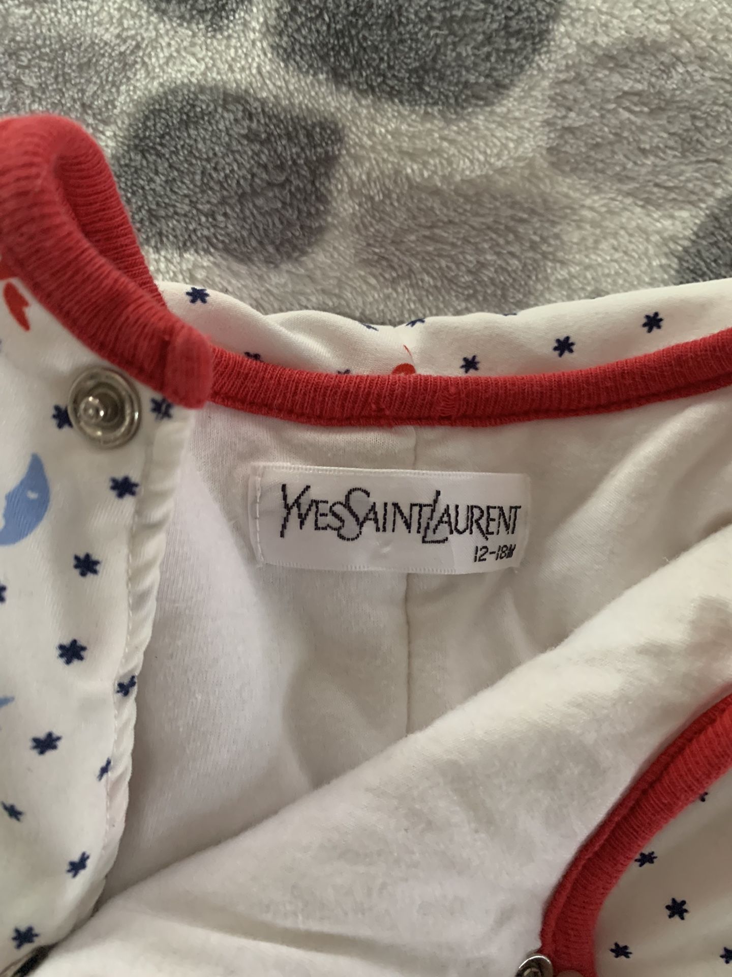 YSL Baby Onesie 9-18 Months 