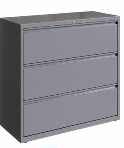 Three-Drawer Lateral File Cabinet - 42" x 18 5/8" x 40 5/16"