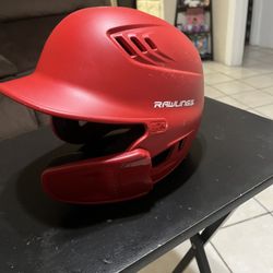 Baseball Red Helmet