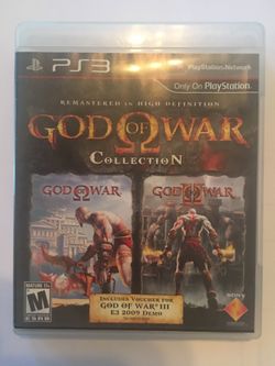 Sony ps3 god of war 2 games bundle