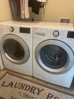 Available Nov 10th. Front loader washer and dryer
