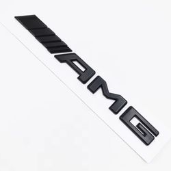 Mercedes Benz AMG Badge Emblem Nameplate Logo Adhesive Back See All Pics 4 More AMG Sold Separately SHIPPING AVAILABLE 
