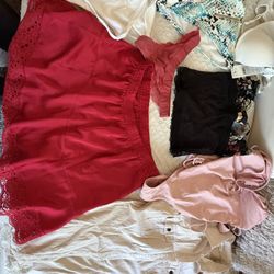 red skirt (m) underwear