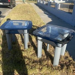 Glass End Tables 