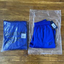  Reebok Track Suit Hoodie And Pants Size Youth XXL Bright Cobalt NWT Deadstock