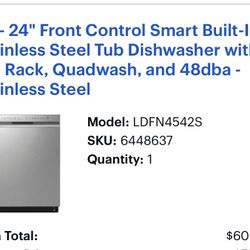 LG Dishwasher 