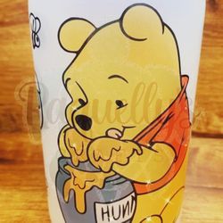 Pooh Glass Cup 