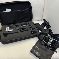 GoPro Hero 3+ with case, chesty, remote + tons accessories