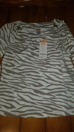 New girls size 7 gymboree girls rayon blouse tunic top animal print nwt