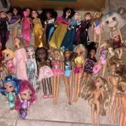 Barbie Doll Lot Total Of 29