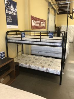 Bunk Bed with Mattresses