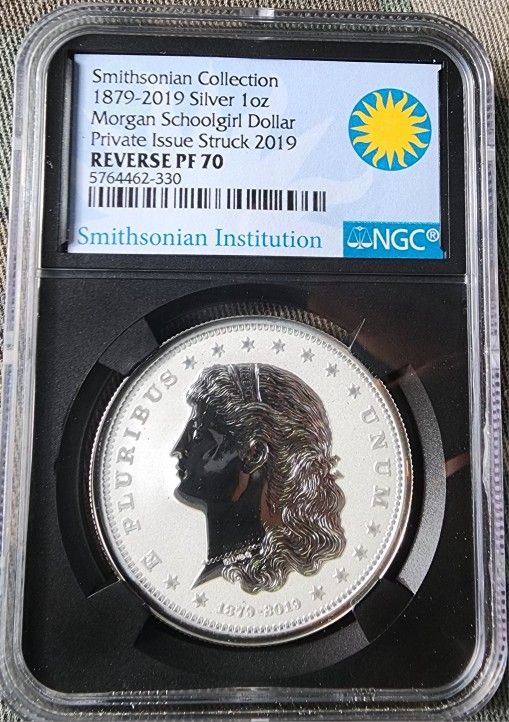Morgan School Dollar Reverse Proof 70 NGC graded