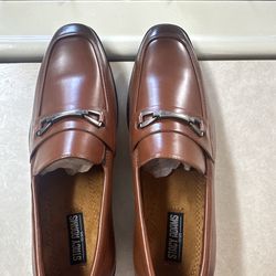Stacy Adams Brown Dress Loafers Size 7MENS