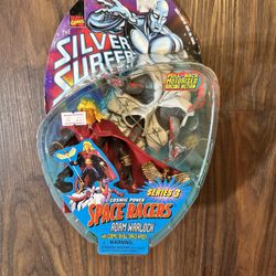 Factory Sealed Vintage Original 1998 Toy Biz Marvel Silver Surfer Adam Warlock Action Figure