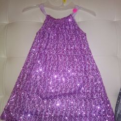 Size 7 Beautiful Sparkle purple Fancy Holiday Easter Dress! 