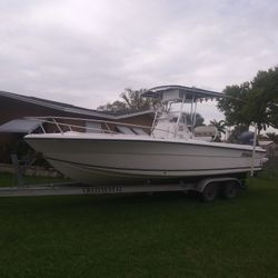 2001 Angler 22ft Continental Aluminum  Trailer 