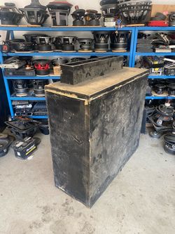 15” cut through subwoofer enclosure