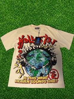 Mens cream graphic Tee size S