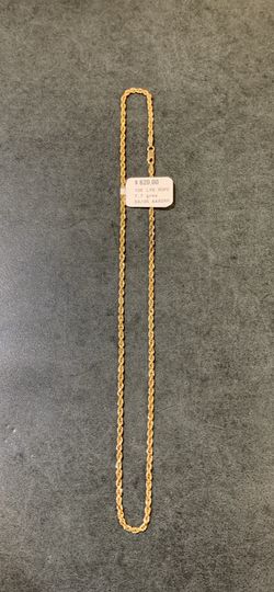 10k Rope Necklace