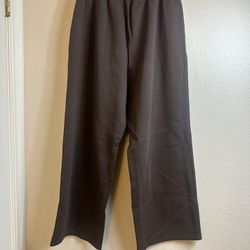 Boyfriend Fleece Baggy Sweatpant By Skims Size XL Color Espresso