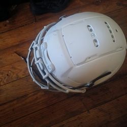White Football Helmet