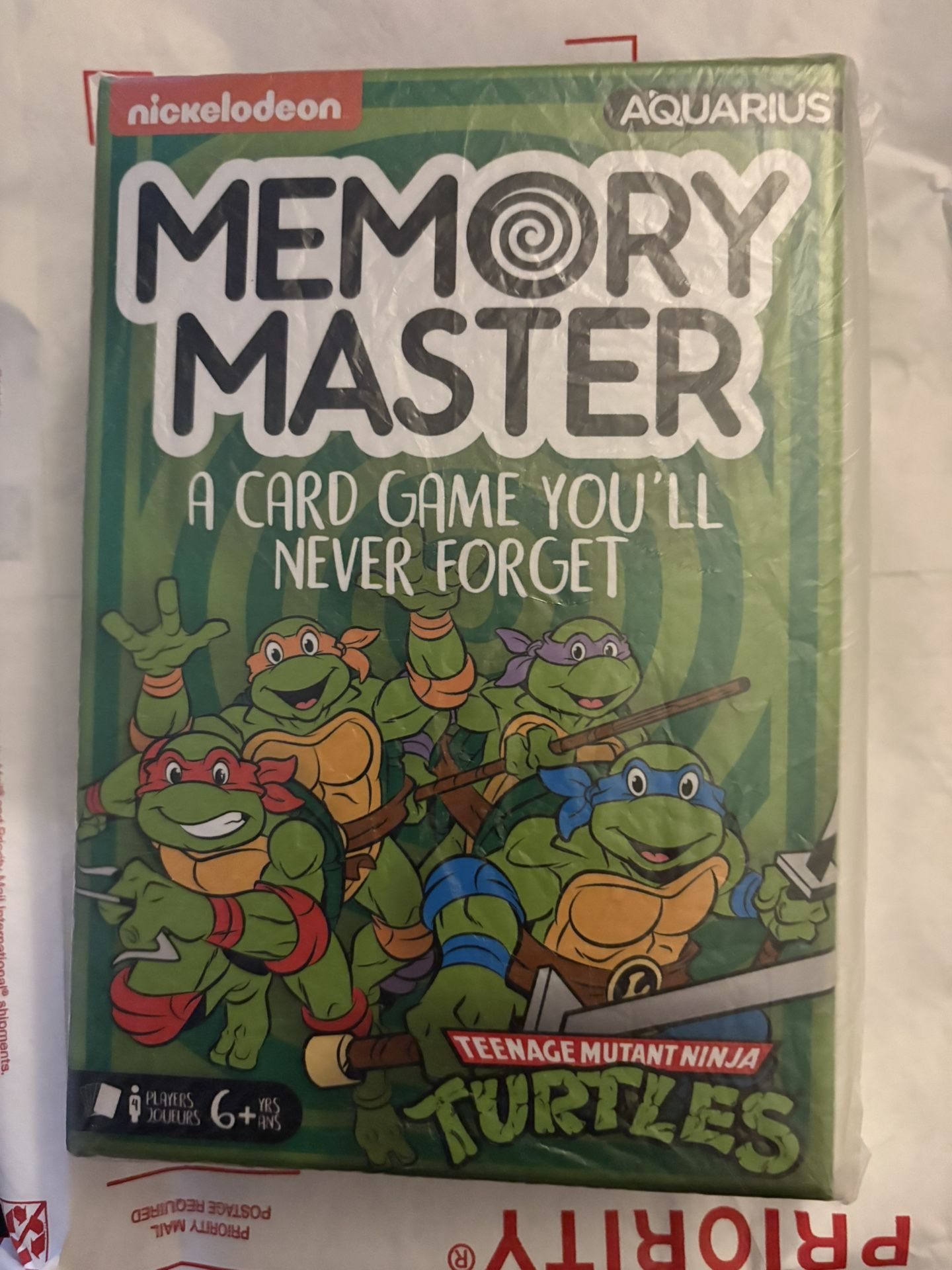 NEW SEALED Teenage Mutant Ninja Turtles Memory Master Card Game-Box Edition