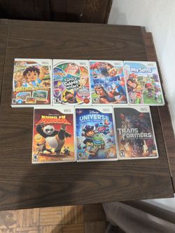 Nintendo Wii Games Lot 7 Games