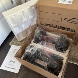 Adjustable dumbbells / weights for fitness , gym , lifting