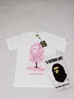 BAPE Sakura Tree Ape Head T-Shirt White – New With Tags