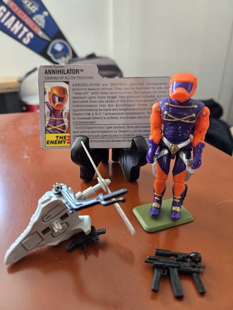 Original 3.75 'Gi Joe Annihilator Complete