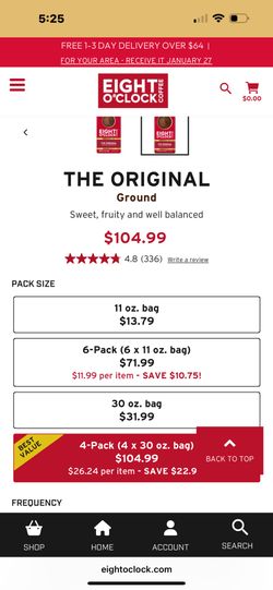 Eight O’clock Coffee