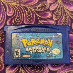 Pokemon Sapphire Gameboy Advanced