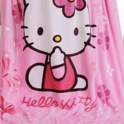 Hello Kitty Throw Blanket 